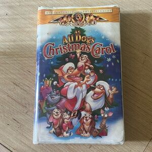 An All Dogs Christmas Carol VHS